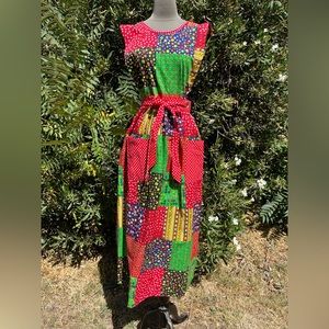 Vintage 1970’s Design House Apron Dress